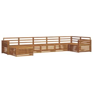vidaXL Zestaw sof na zewnątrz 7 pcs Naturalny