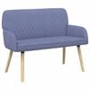 vidaXL Sofa dwuosobowa na nogach z litego drewna 2-osobowy