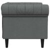 vidaXL Sofa Ciemnoszary 78,5 x 74,5 x 74,5 cm Poliester