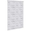 vidaXL Roleta prysznicowa 160 x 240 cm, wz&oacute;r w kwadraty