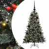 vidaXL Sztuczna choinka z podstawą Zielony 120 cm PVC, plastik i stal