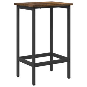 vidaXL Stołek barowy Dąb wędzony 40 x 32 x 64 cm Drewno inżynieryjne