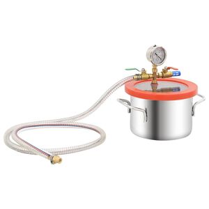 vidaXL Pompa pr&oacute;żniowa ze stali nierdzewnej, 3,7 L