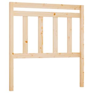 vidaXL Wezgłowie ł&oacute;żka, 81x4x100 cm, lite drewno sosnowe