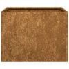 vidaXL Doniczka Rusty 40x40x30 cm Stal nierdzewna
