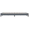 vidaXL Łóżko typu Box Spring bez materaca Ciemnoszary 120x220 cm