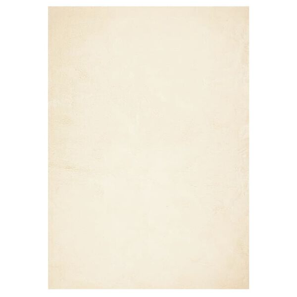 vidaXL Dywan HUARTE z kr&oacute;tkim włosiem, kremowy, 240x340 cm