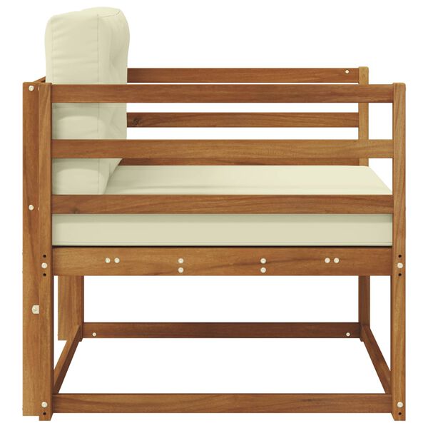 vidaXL Środkowa sofa ogrodowa Lite Drewno Akacji Naturalny