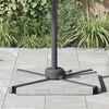 vidaXL Podstawa do parasola Srebrny 23 x 14 x 6 cm