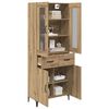 vidaXL Highboard z szufladą Dąb rzemieślniczy 69,5 x 34 x 180 cm