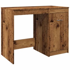 vidaXL Biurko, stare drewno, 100x50x76 cm, materiał drewnopochodny
