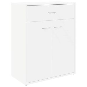 vidaXL Szafka, biała, 60x30x75 cm, materiał drewnopochodny