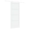 vidaXL Drzwi przesuwne 86 x 211 cm Drewno inżynieryjne Biały
