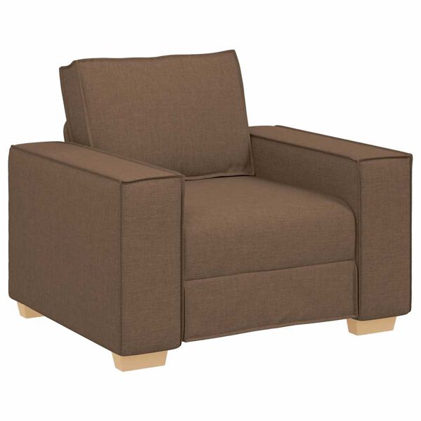 vidaXL Sofa Fotel Brązowy 100x78x84 cm Tkanina