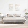 vidaXL Rama łóżka bez materaca Szary Sonoma 160x200cm Drewno klejone