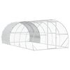 vidaXL Kurnik srebrny 600 x 300 x 200 cm Stal ocynkowana