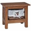 vidaXL Stolik boczny Brązowy 38 x 28 x 35 cm Lite drewno mahoniowe