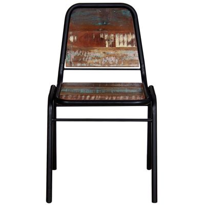vidaXL Krzesła stołowe, 2 szt., lite drewno z odzysku