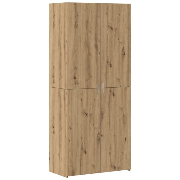 vidaXL Highboard 2 pcs Dąb rzemieślniczy 80 x 42 x 185 cm