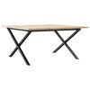 vidaXL Stolik kawowy z nogami w kształcie litery X, 90x90x45 cm