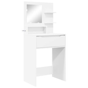 vidaXL Toaletki do sypialni Biały 80 x 39,6 x 135 cm
