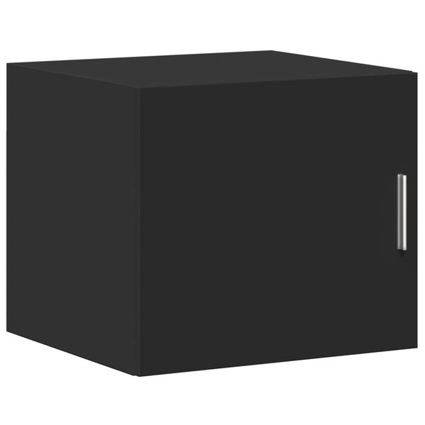 vidaXL Szafka wisząca, czarna 45x42,5x40 cm, materiał drewnopochodny