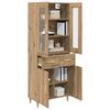 vidaXL Highboard z szufladą Dąb rzemieślniczy 69,5 x 34 x 180 cm