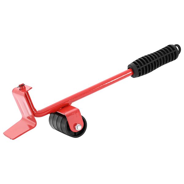 vidaXL Rolki meblowe 8 szt. z podnośnikami czerwone 9,8x7,5x3 cm 150 kg