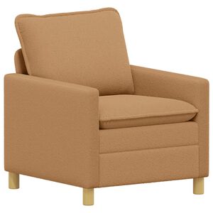 vidaXL Sofa Beżowy 76 x 81 x 87,5 cm tkanina