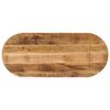 vidaXL Blat stołu, 90x40x2,5 cm, owalny, surowe drewno mango