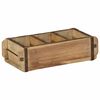 vidaXL Taca 4 pcs Brązowy 30 x 14 x 9 cm Lite Drewno Recyklingowe