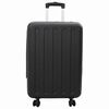 vidaXL Walizka Z blokadą Czarny 43 x 27 x 66 cm Plastik ABS