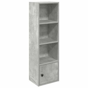 vidaXL Regał, szarość betonu, 31x24x102 cm, materiał drewnopochodny
