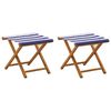 vidaXL Fotel ogrodowy 2 pcs Lite Drewno Eukaliptusowe