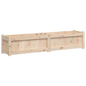 vidaXL Donica ogrodowa, 150x31x31 cm, lite drewno sosnowe