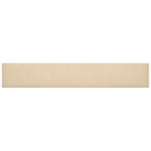 vidaXL Wejściowy zagł&oacute;wek 12 szt. 90 x 15 cm Kremowy tkanina