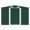 vidaXL Szopa ogrodowa, 257 x 298 x 178 cm, metal, zielona