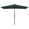 vidaXL Prostokątny parasol ogrodowy, zielony, 200x300 cm