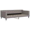 vidaXL Sofa rozsuwana z szufladami, taupe, 90x200 cm, tkanina