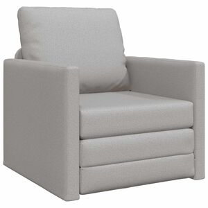 vidaXL Sofa Bed Szary chmur 74 x 77 x 81 cm tkanina