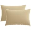 vidaXL Poszewka na poduszkę 2 pcs HEERLEN Beżowy 50 x 80 cm Poliester