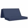 vidaXL Składana Sofa Ł&oacute;żko 160 x 67 x 45 cm niebieski