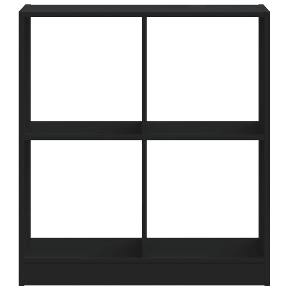 vidaXL Regał, czarny, 68,5x32x75 cm, materiał drewnopochodny