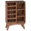 vidaXL Stojak brązowy 60 x 30 x 90 cm Lite Drewno Recyklingowe
