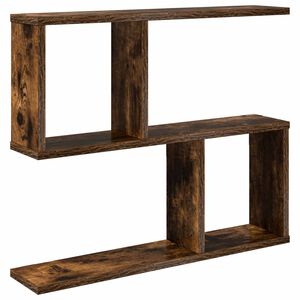 vidaXL P&oacute;łka ścienna Dąb wędzony 60 x 12 x 50,5 cm Drewno inżynieryjne