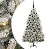 vidaXL Sztuczna choinka 180 cm 300 LED Ciepła biel PVC i stal