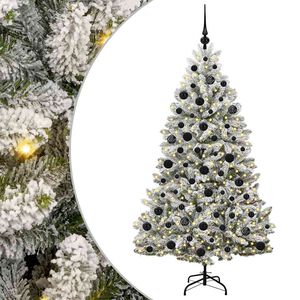 vidaXL Sztuczna choinka 180 cm 300 LED Ciepła biel PVC i stal