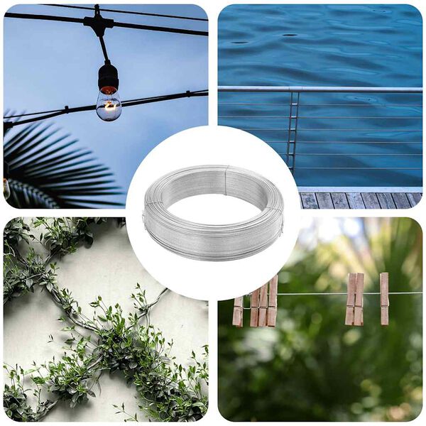 vidaXL Drut naciągowy do ogrodzenia, 250 m, 3,8 mm, stal