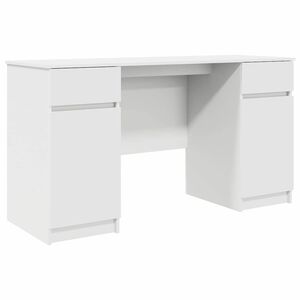 vidaXL Biurko Biały Drewno inżynieryjne 140 x 49 x 76 cm