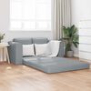 vidaXL Sofa Bed 60cm Jasnoszary tkanina